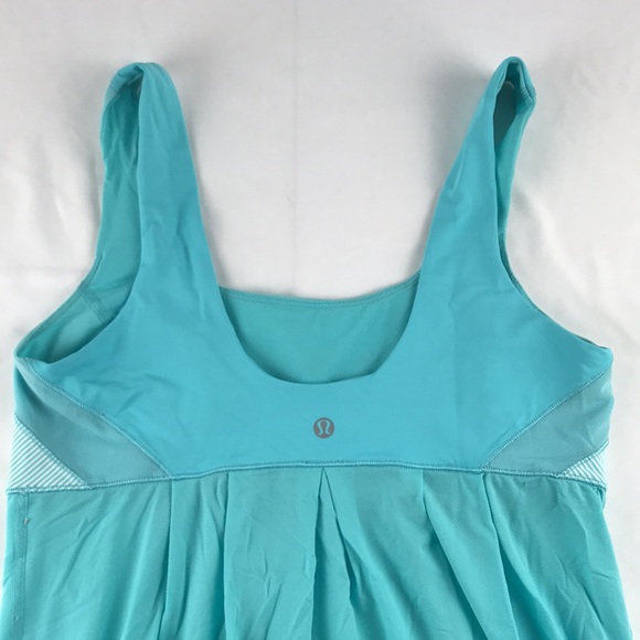 Lululemon Elevate Tank Top Angle Blue Sz:8 - Picture 8 of 10